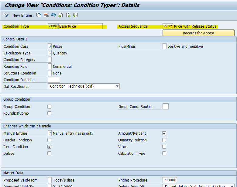 Custom Condition Type2